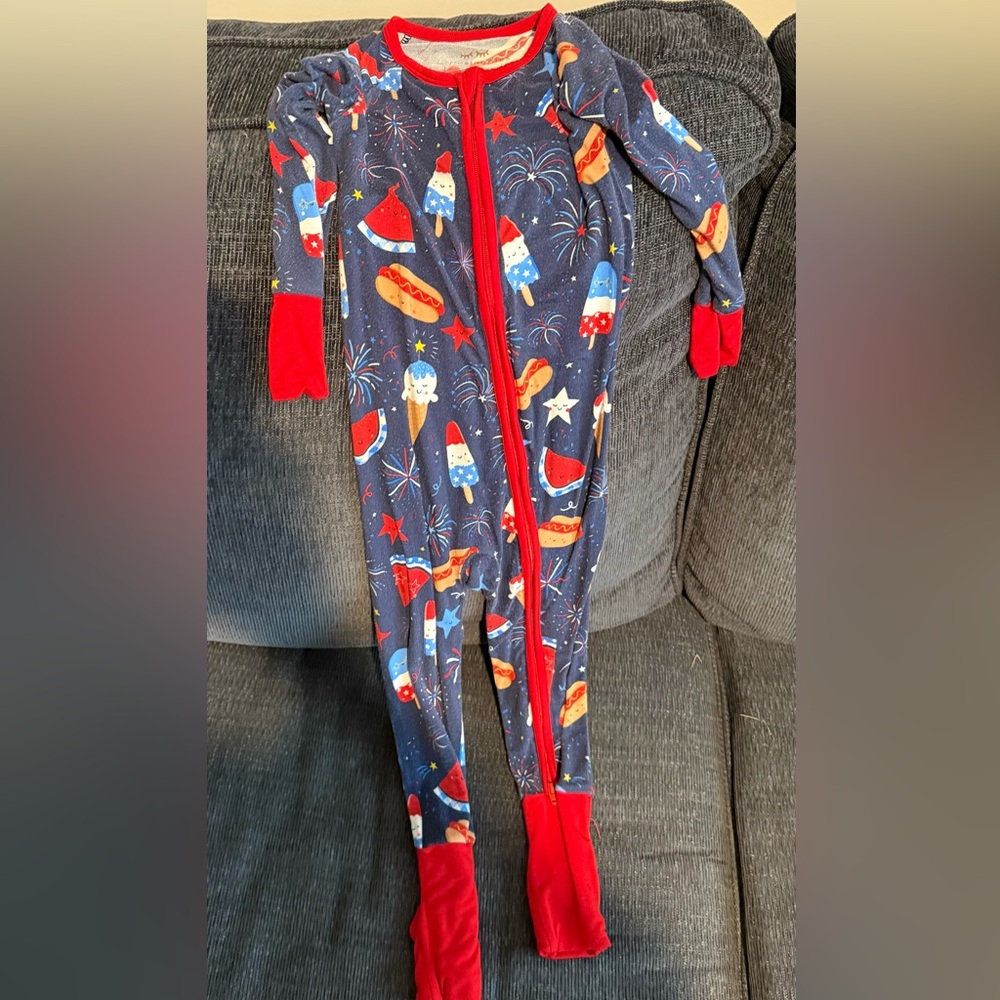 Little Sleepies 4th of July Zippy